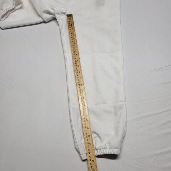 Mizuno Performance Softball Pants Womens Medium Quilted Padding Belt Loop White - Picture 11 of 15